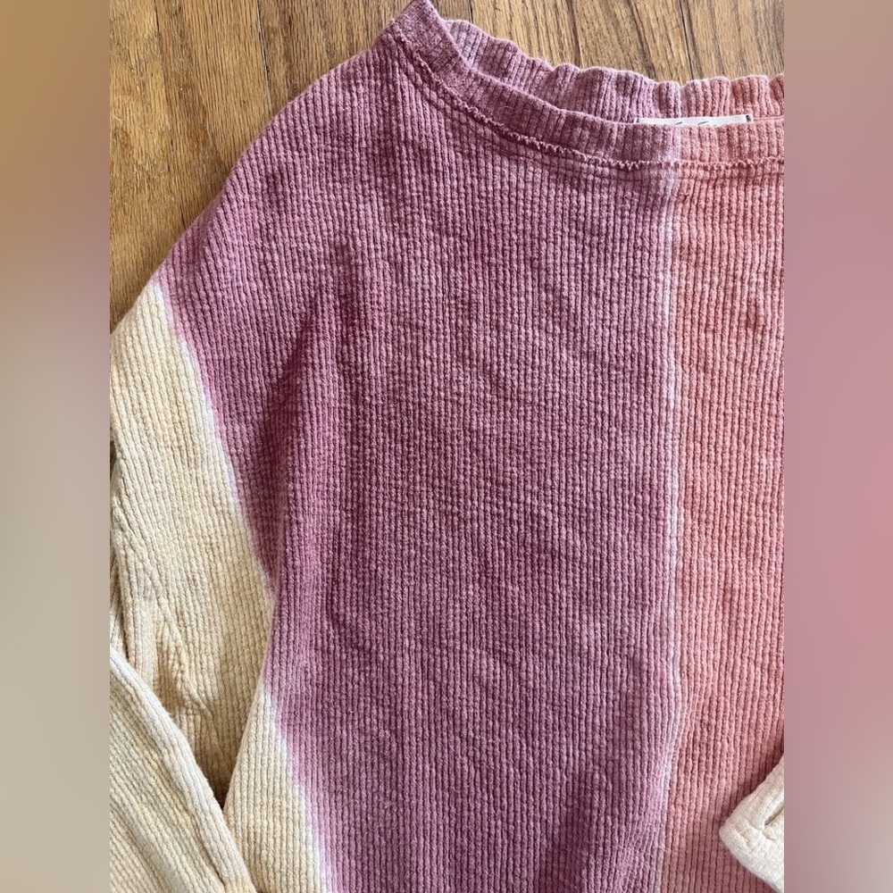 We The Free | Free People Logan Long-Sleeve Thermal T-Shirt in Star Anise Combo - Picture 7 of 16